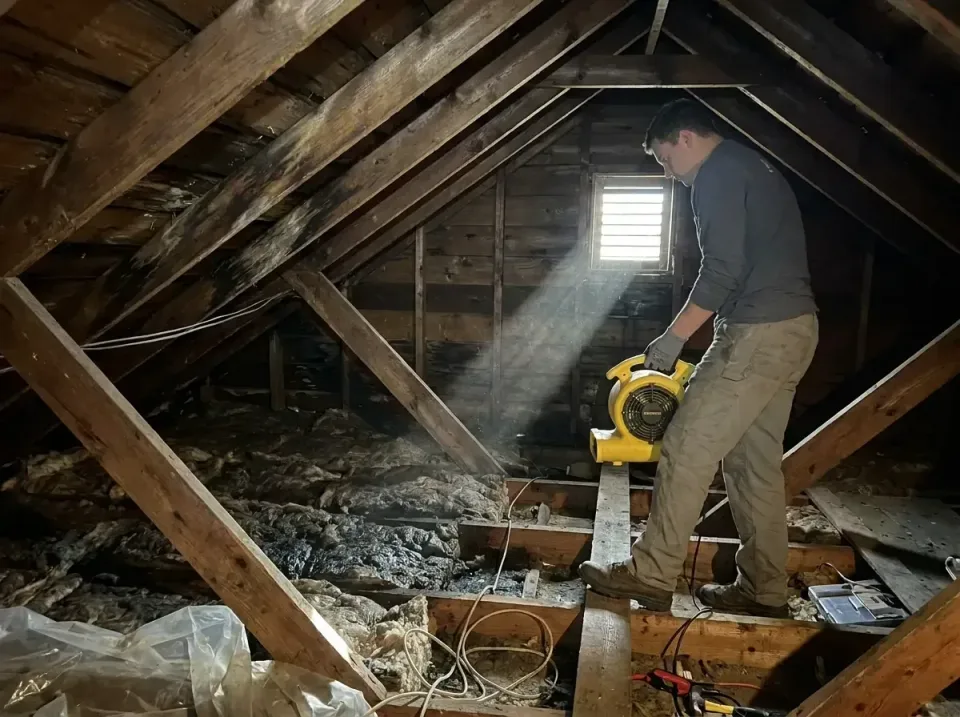 attic-water-damage-drying-proc-007 — frequently asked questions, Emergency Water Extraction & 24/7 Flood Response in Naranja…